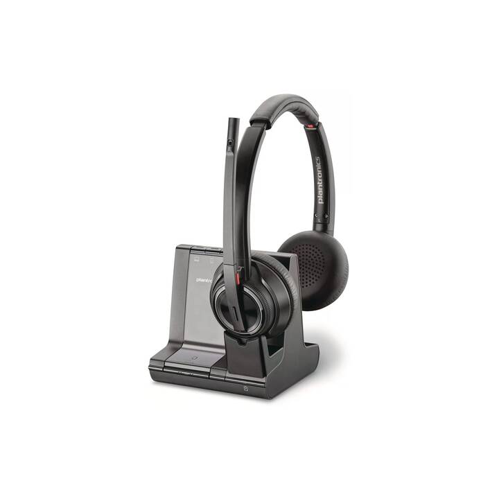 HP Office Headset Savi 8220-M (On-Ear, Kabellos, Schwarz)