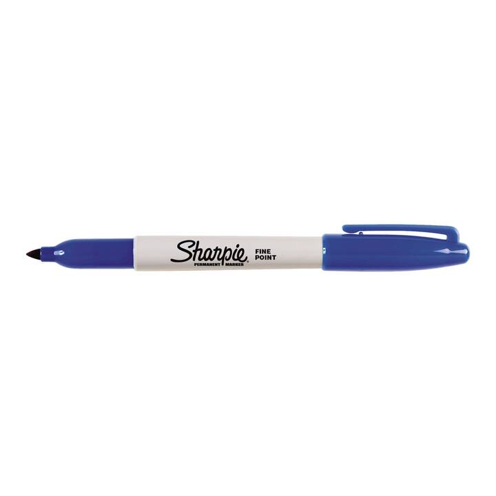 SHARPIE Marqueur permanent (Bleu, 1 pièce)