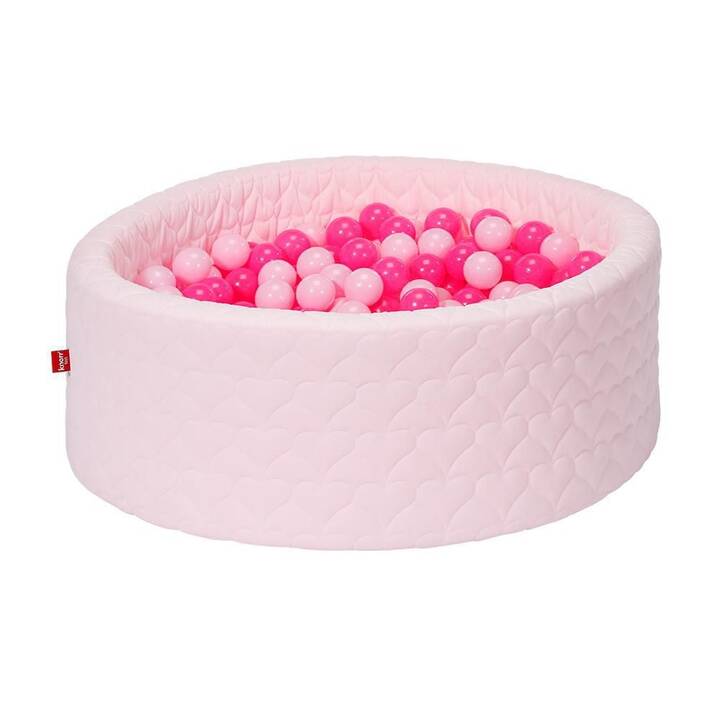 KNORRTOYS Piscine à balles Cosy heart (Rose, Pink)