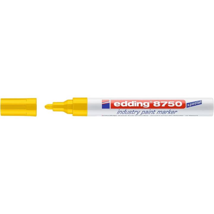 EDDING Industrie Marker 8750 Special (Gelb, 1 Stück)