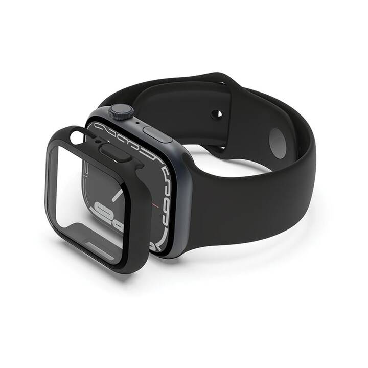 BELKIN TemperedCurve 2-in1 Schutzfolie (Apple Watch 40 mm / 41 mm, Transparent, Schwarz)