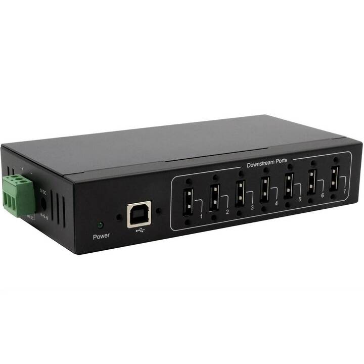EXSYS EX-11217HMVS (7 Ports, USB Typ-B, USB di tipo A)
