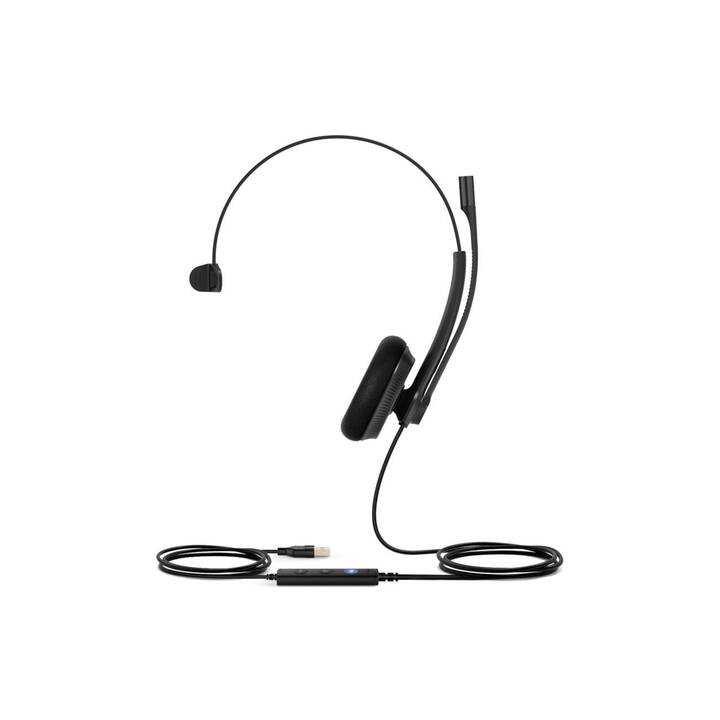 YEALINK Office Headset UH34 (On-Ear, Kabel, Schwarz)