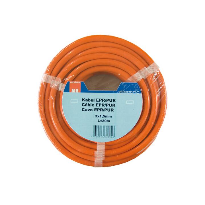 MAX HAURI Câbles d'installation (20 m, Orange)
