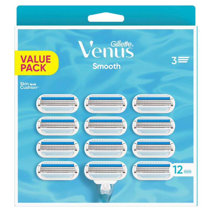 GILLETTE Rasierklinge Venus Smooth Skin Cushion (12 Stück)