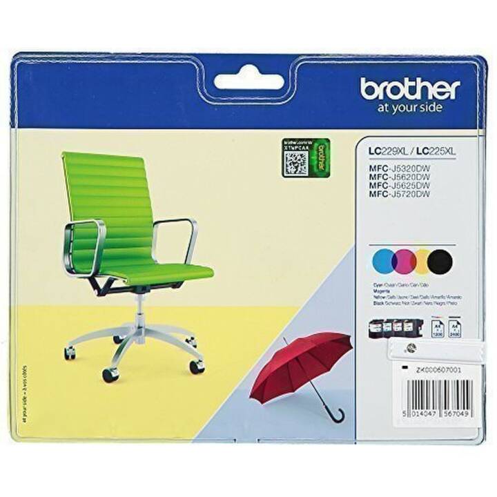 BROTHER LC-229XLVALBP (Giallo, Nero, Magenta, Cyan, Multipack)