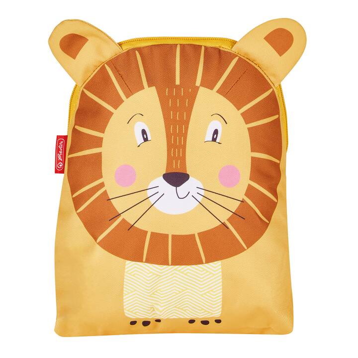 HERLITZ Zainetto da asilo infantilo Animal Lion (6.5 l, Giallo, Giallo scuro)