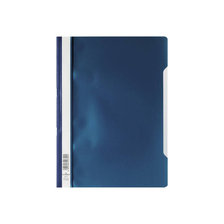 DURABLE Schnellhefter (Transparent, Blau, A4, 50 Stück)