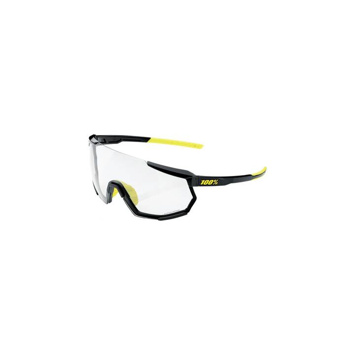 100% Brille Racetrap 3.0 Gloss (Transparent, Schwarz, Gelb)