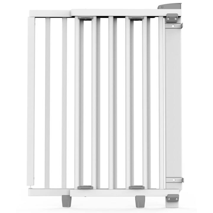 Geuther 4792+ Easylock Plus Door Guard | Ajuste: 80,5 Cm - 88,5 Cm | Protección De La Puerta Con Certificación TÜV/GS | Protección De La Escalera | Se Puede Abrir En Dos Direcciones | Blanco