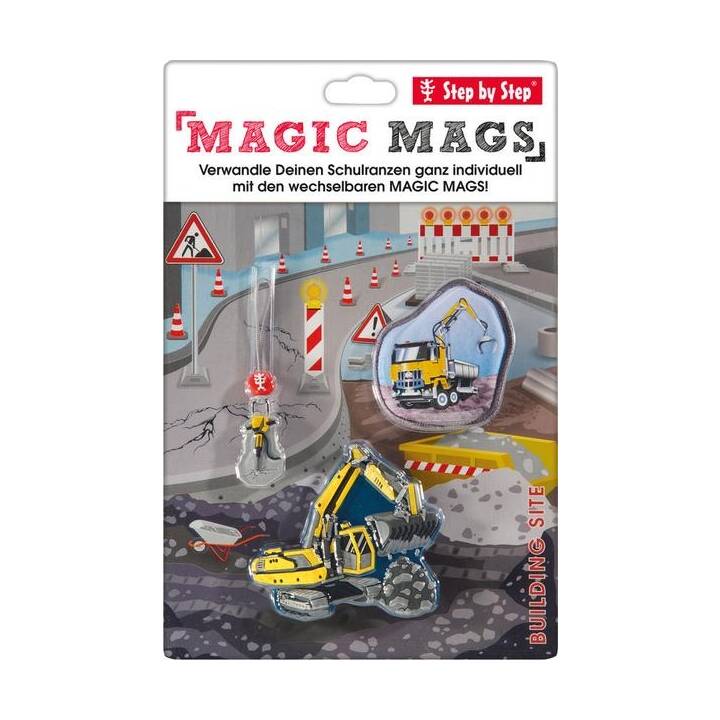STEP BY STEP Application magnétique Magic Mags Building Site Kalle (Multicolore)