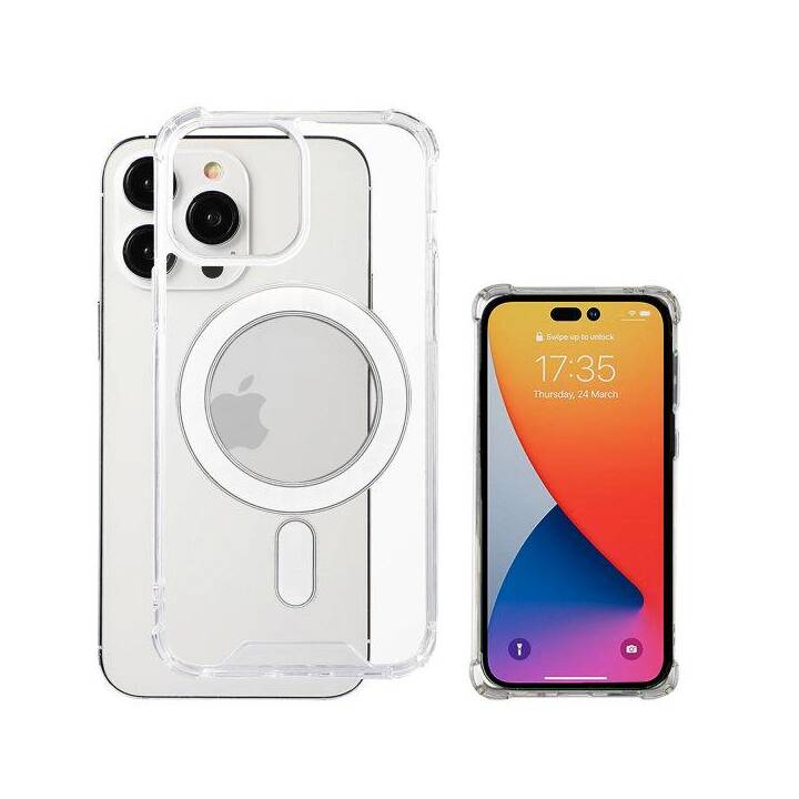 4SMARTS Backcover Ibiza UltiMag (iPhone 14 Pro Max, Einfarbig, Transparent)