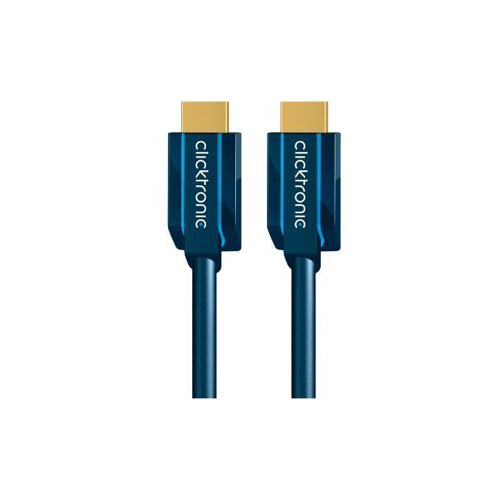 CLICKTRONIC Cavo di giunzione (HDMI Tipo-A, 5 m)