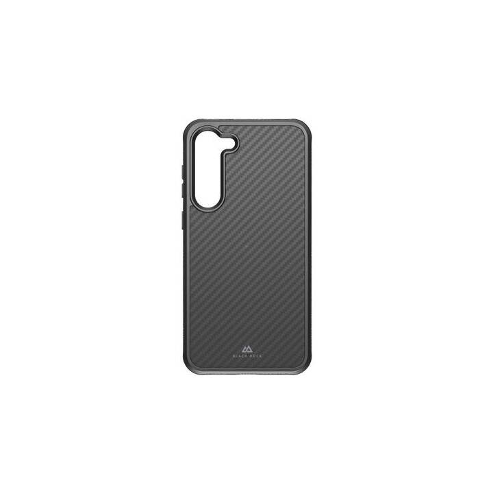 BLACK ROCK Backcover Robust Carbon (Galaxy S23, Gris)