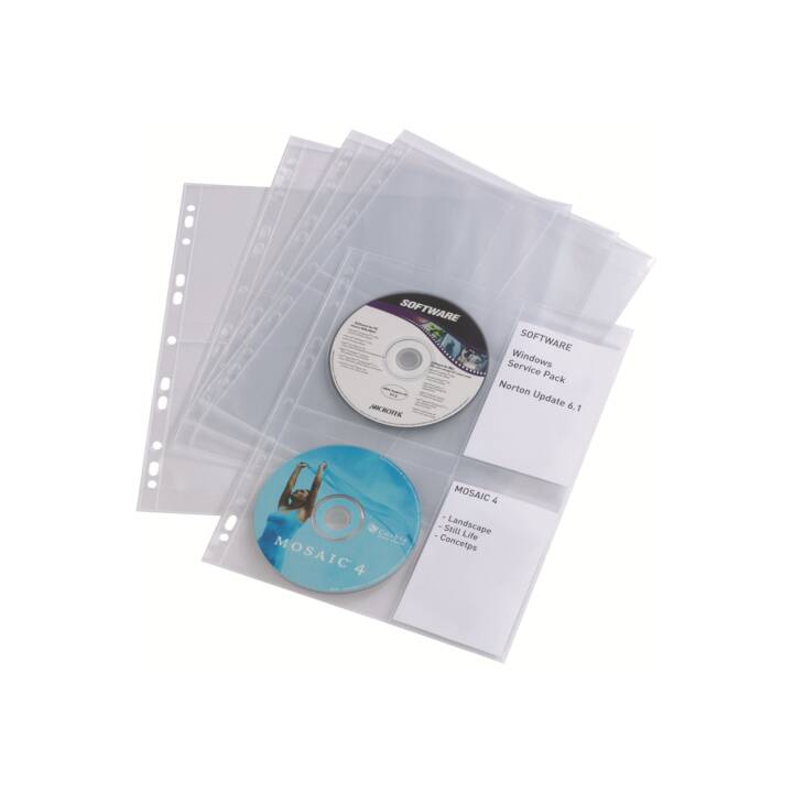 DURABLE Sachet de rangement (DVD, CD)