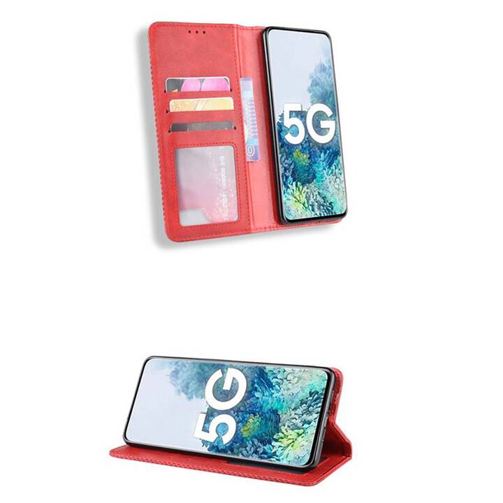 EG Mornrise Wallet Case für Samsung Galaxy S21 6.2" (2021) - Rot