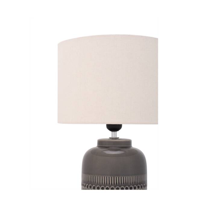 PAULEEN Lampe de table Gleaming Beauty (Gris, Beige)