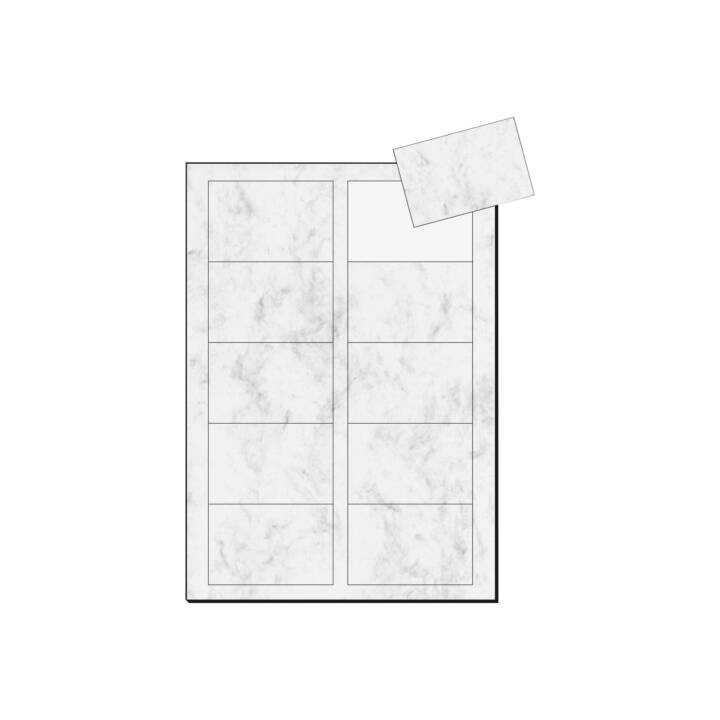 SIGEL 3C Visitenkarten (10 Blatt, A4, 225 g/m2)