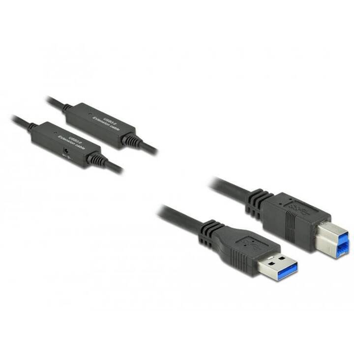 DELOCK 85380 Câble USB (USB 2.0 Type-B, USB 3.1 Type-A, 10 m)