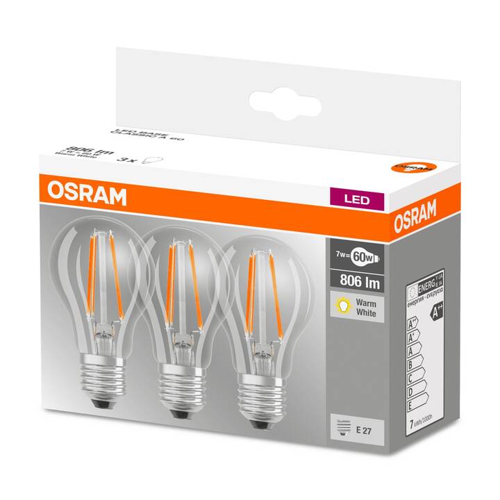 OSRAM LED Birne (E27, 7 W)
