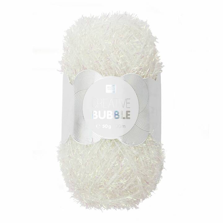 RICO DESIGN Wolle Creative Bubble (50 g, Weiss)
