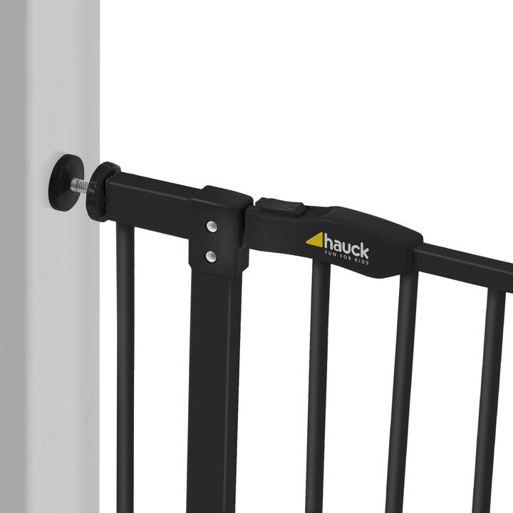 Hauck - Barrière de sécurité pour porte et escalier Stop N Safe 2 avec  rallonge de 9 cm incluse, 84-89 cm