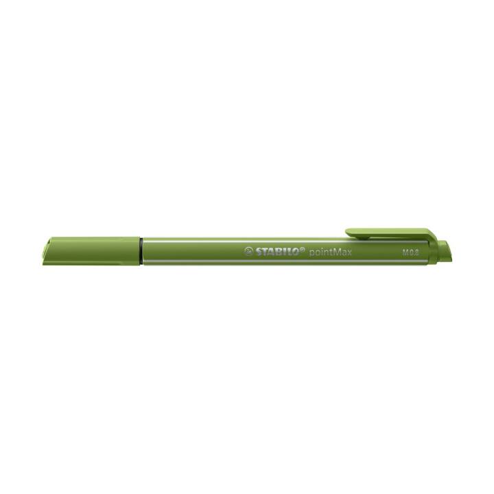 STABILO PointMax Penna a fibra (Verde, 1 pezzo)