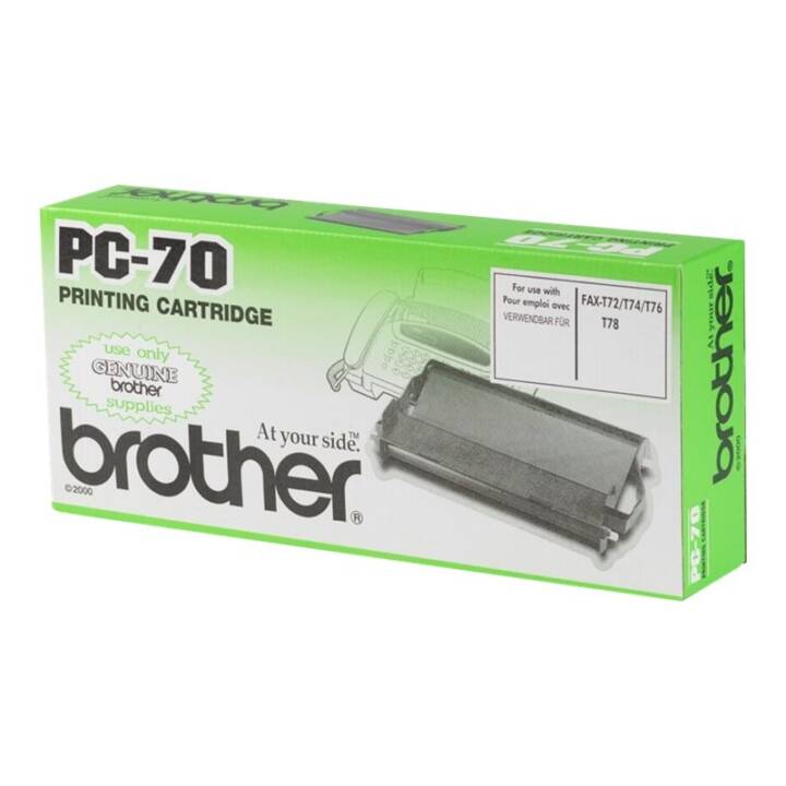 BROTHER PC-70 Nastro inchiostro (Nero)