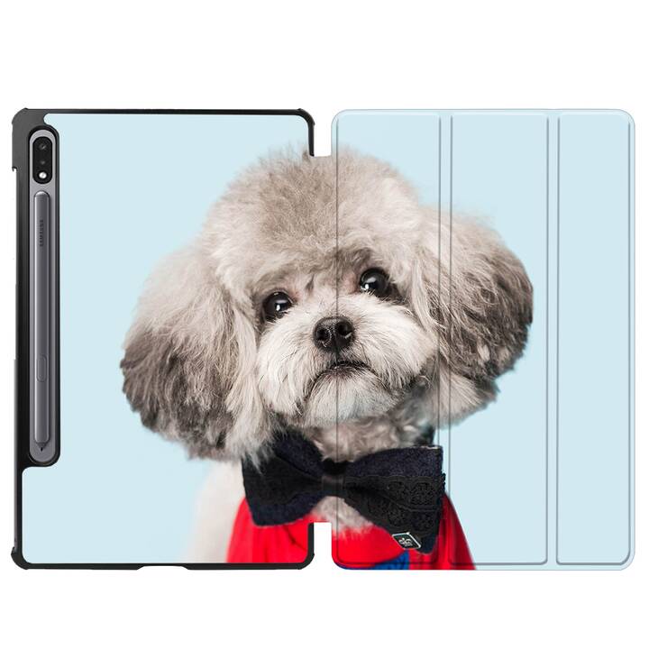 EG Hülle für Samsung Galaxy Tab S8 11" (2022) - Blau - Hunde