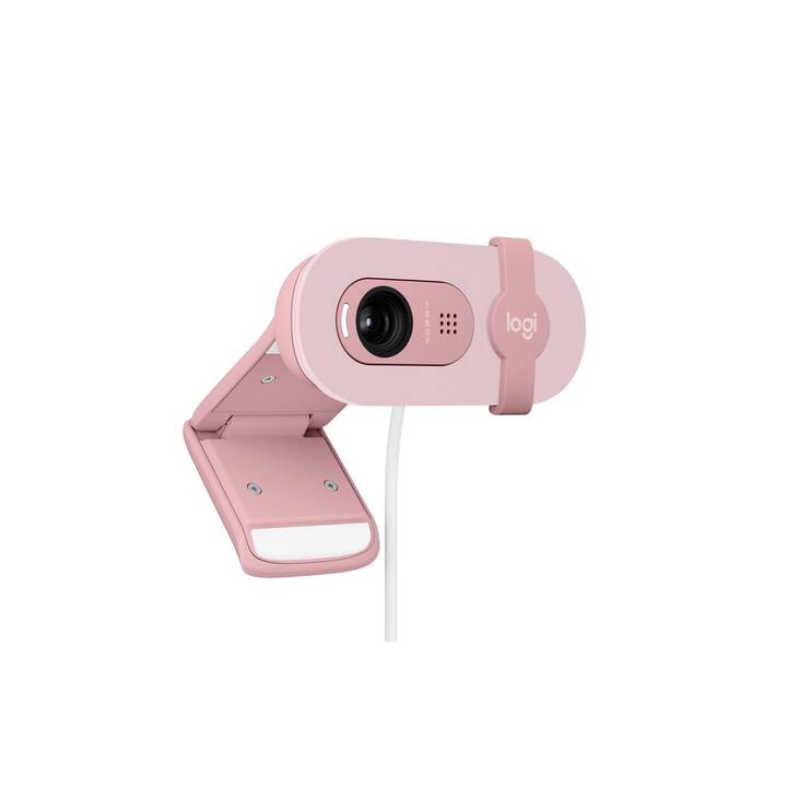 LOGITECH Brio 100 Webcam (2 MP, Pink, Rosa)