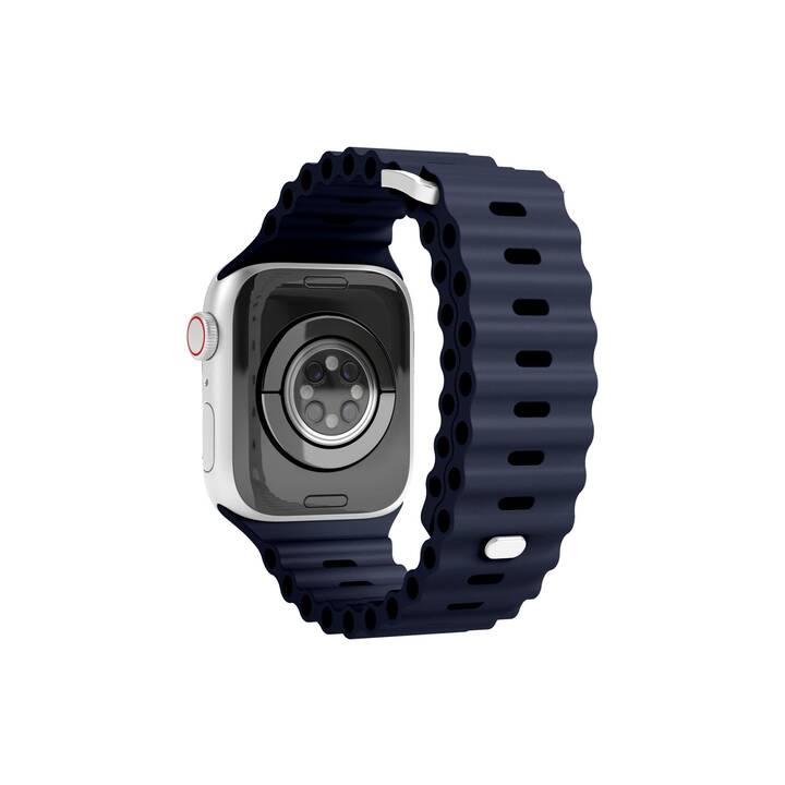 VONMÄHLEN Wave Cinturini (Apple Watch 45 mm / 42 mm / 49 mm / 44 mm, Blu)