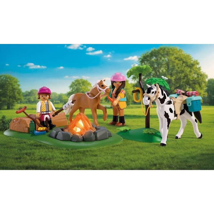 PLAYMOBIL I Love Horses Reitausflug mit Lagerfeuer (72132