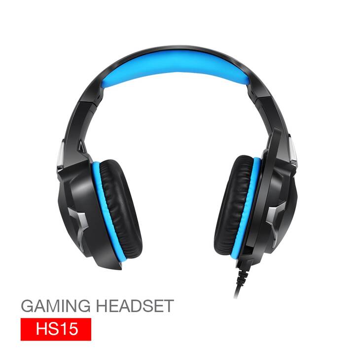 LENOVO HS15 (Over-Ear, Bleu, Noir)
