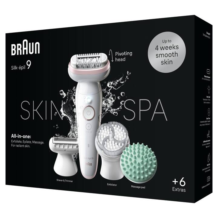 BRAUN Silk-épil 9-080 SkinSpa Épilateur