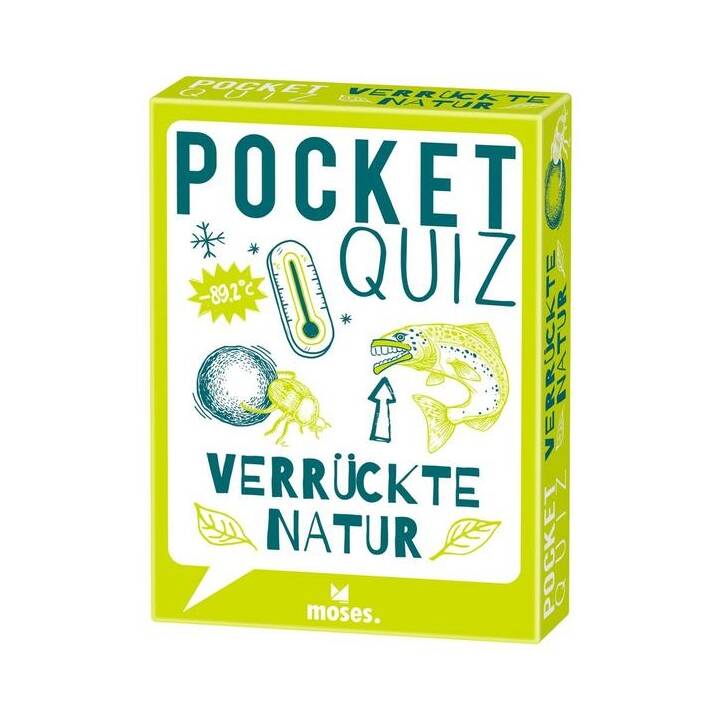 MOSES VERLAG Pocket Quiz Verrückte Natur (DE)
