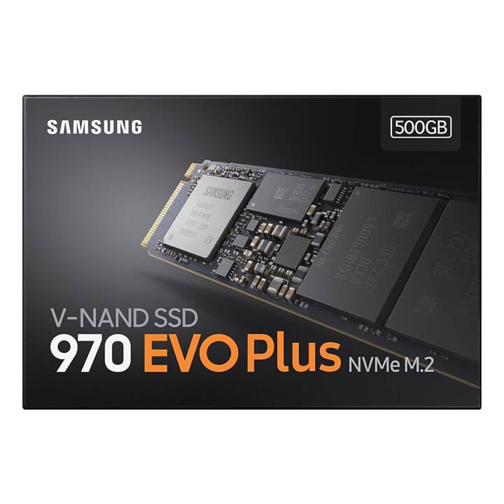 SAMSUNG SSD 970 EVO Plus NVMe M.2 2280 (PCI Express, 500 GB)