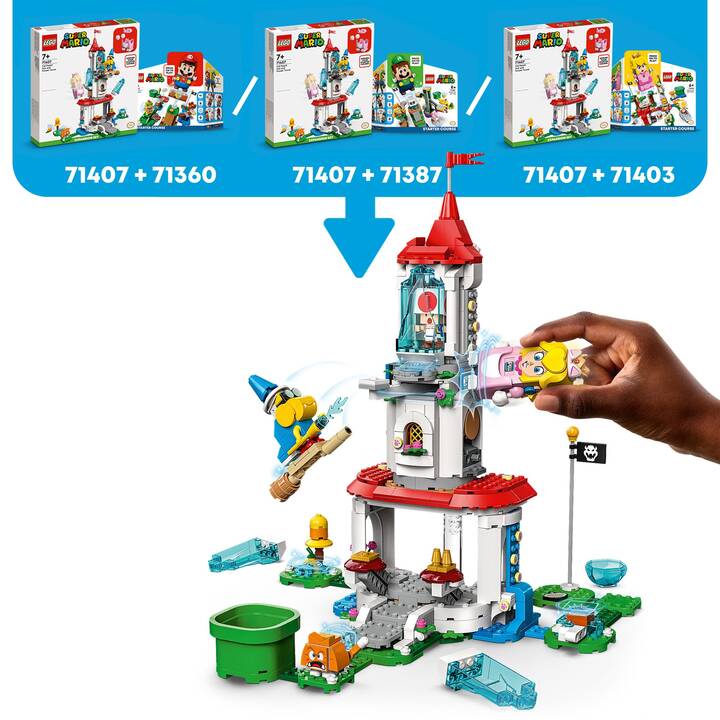 LEGO Super Mario Ensemble d’extension - La Tour gelée et le costume de Peach chat (71407)