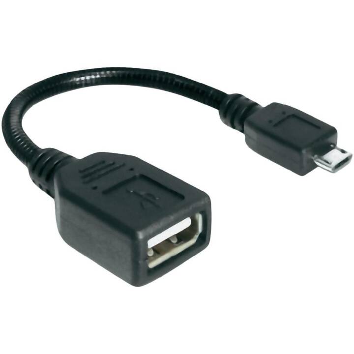 DELOCK Adattatore (Micro USB 2.0 di tipo B, USB 2.0 di tipo A, 0.18 m)