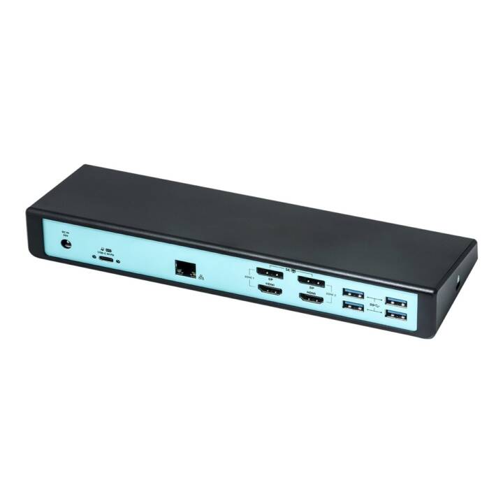 I-TEC Réplicateur de ports  Dual Display USB-C (2 x HDMI, 2 x Port écran, 5 x USB 3.0 de type A, RJ-45 (LAN), USB de type C)