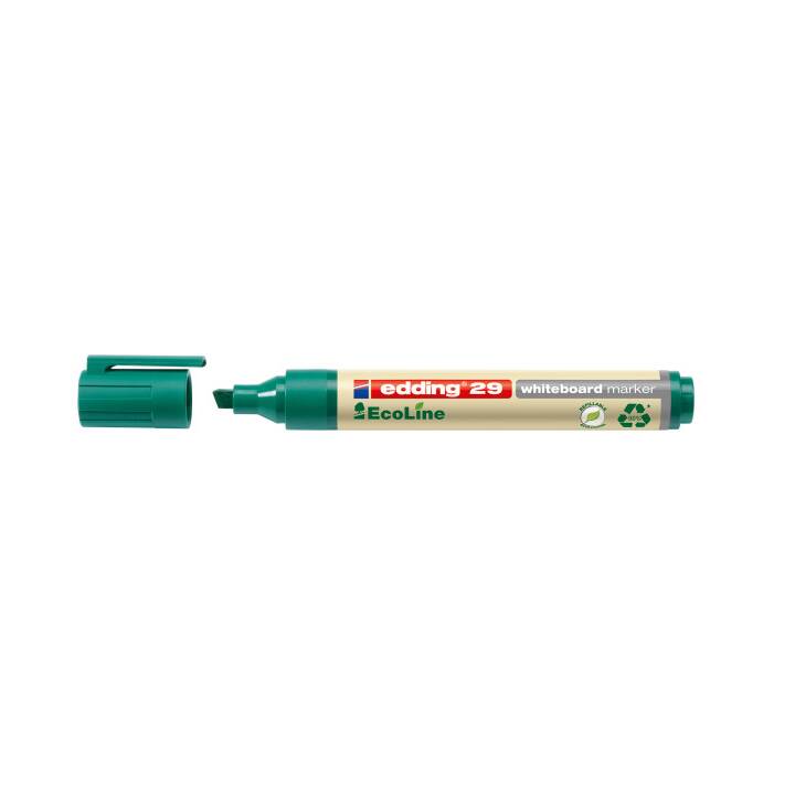 EDDING Marcatori di lavagna 29 EcoLine (Verde, 1 pezzo)