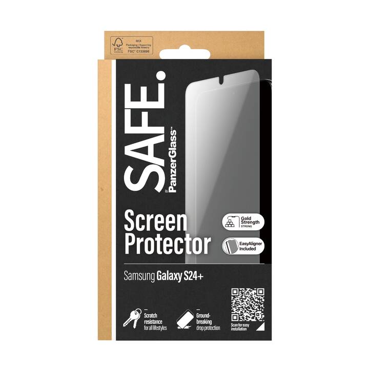 SAFE. Sfoglio protezione da schermo Ultra Wide Fit (Galaxy S24+, 1 pezzo)