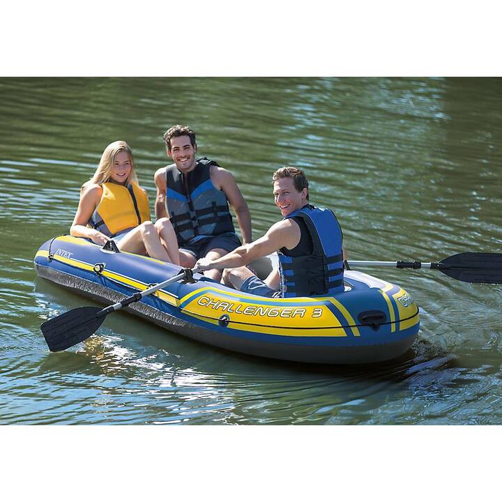 INTEX Bateaux gonflables Challenger 3 Set (295 cm, 3 personnes)