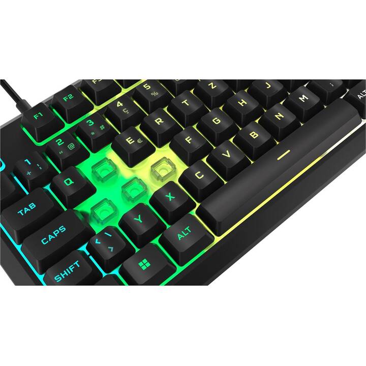 CORSAIR K55 CORE RGB (USB, Svizzera, Cavo)