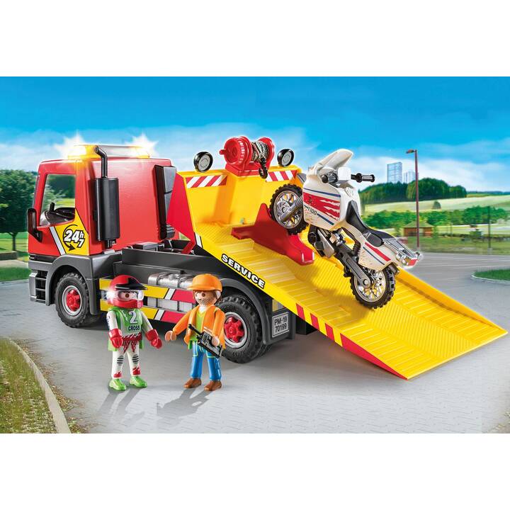 PLAYMOBIL City Life Carro attrezzi con moto (70199)