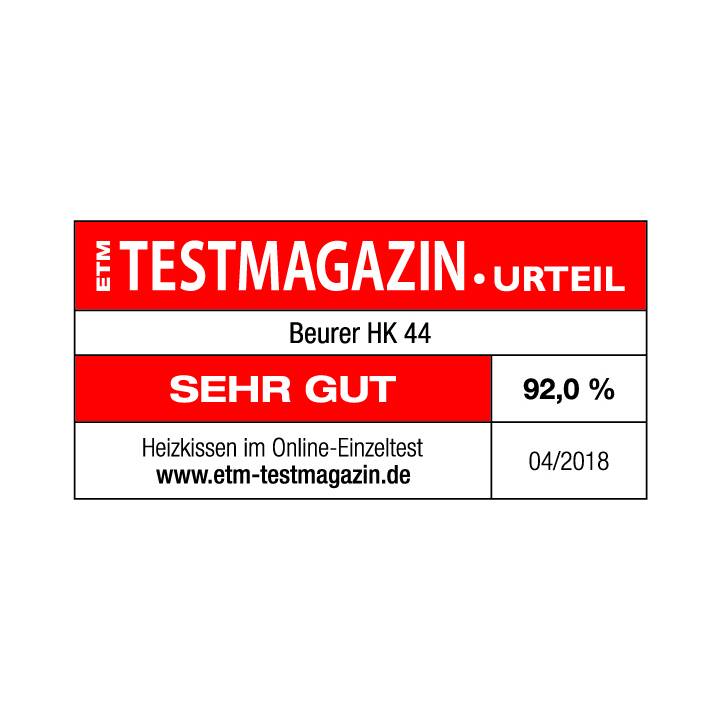 BEURER Heizkissen HK44 Style (100 W, Rot)