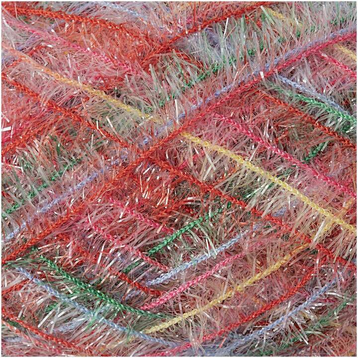 RICO DESIGN Wolle Creative Bubble Print (50 g, Grün, Rot, Mehrfarbig)