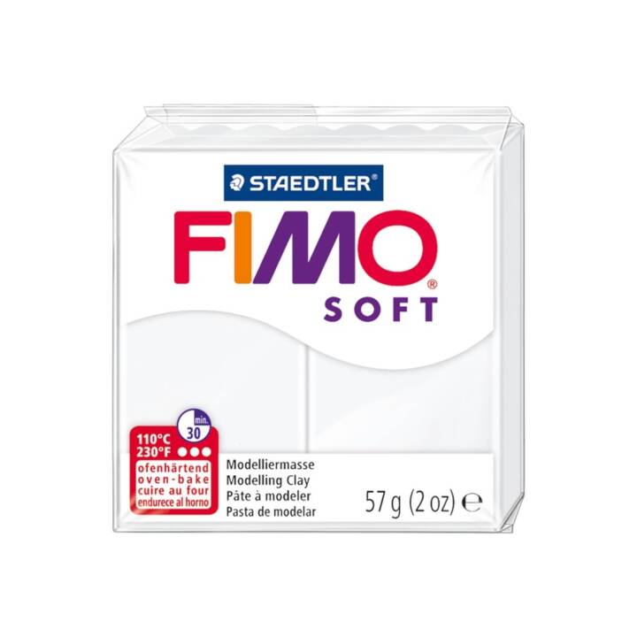 FIMO Modelliermasse (57 g, Weiss)
