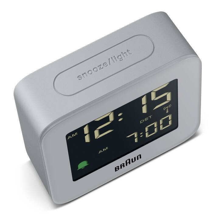 BRAUN Réveil radio-piloté BC08G-DCF (Blanc)