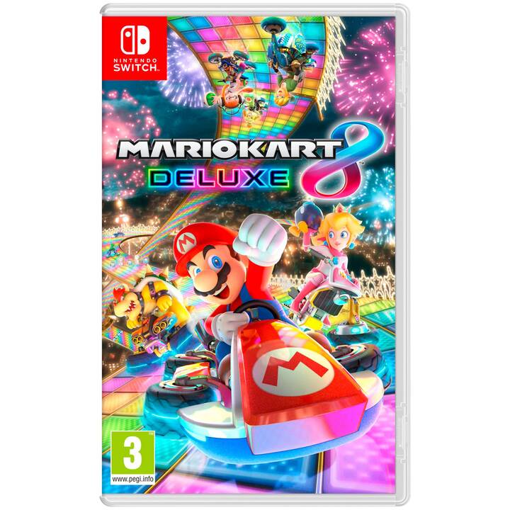 NINTENDO Switch OLED-Modell Neon 64 GB (Mario Kart 8 Deluxe (Downloadcode) + Switch Online 3 M., DE, IT, FR)