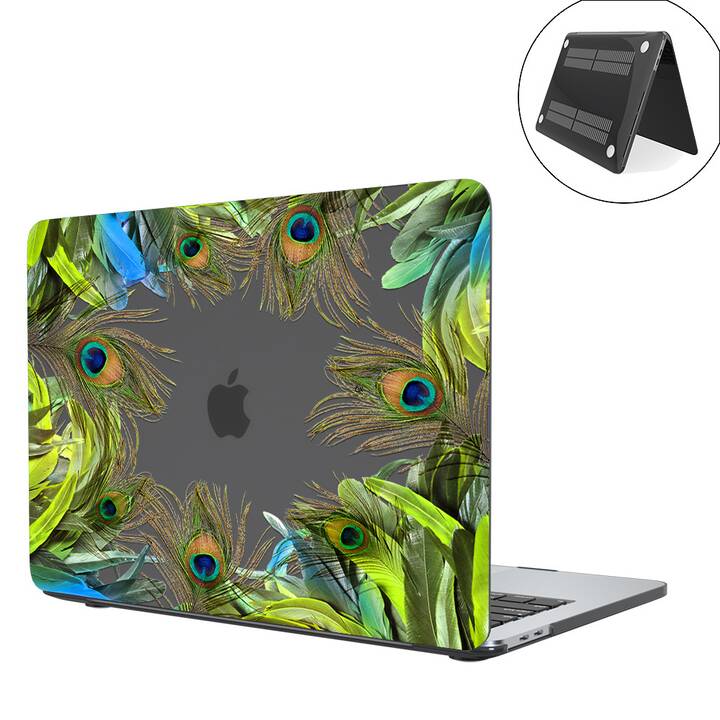 EG coque pour MacBook Pro 13" (2019) - verte - feuilles